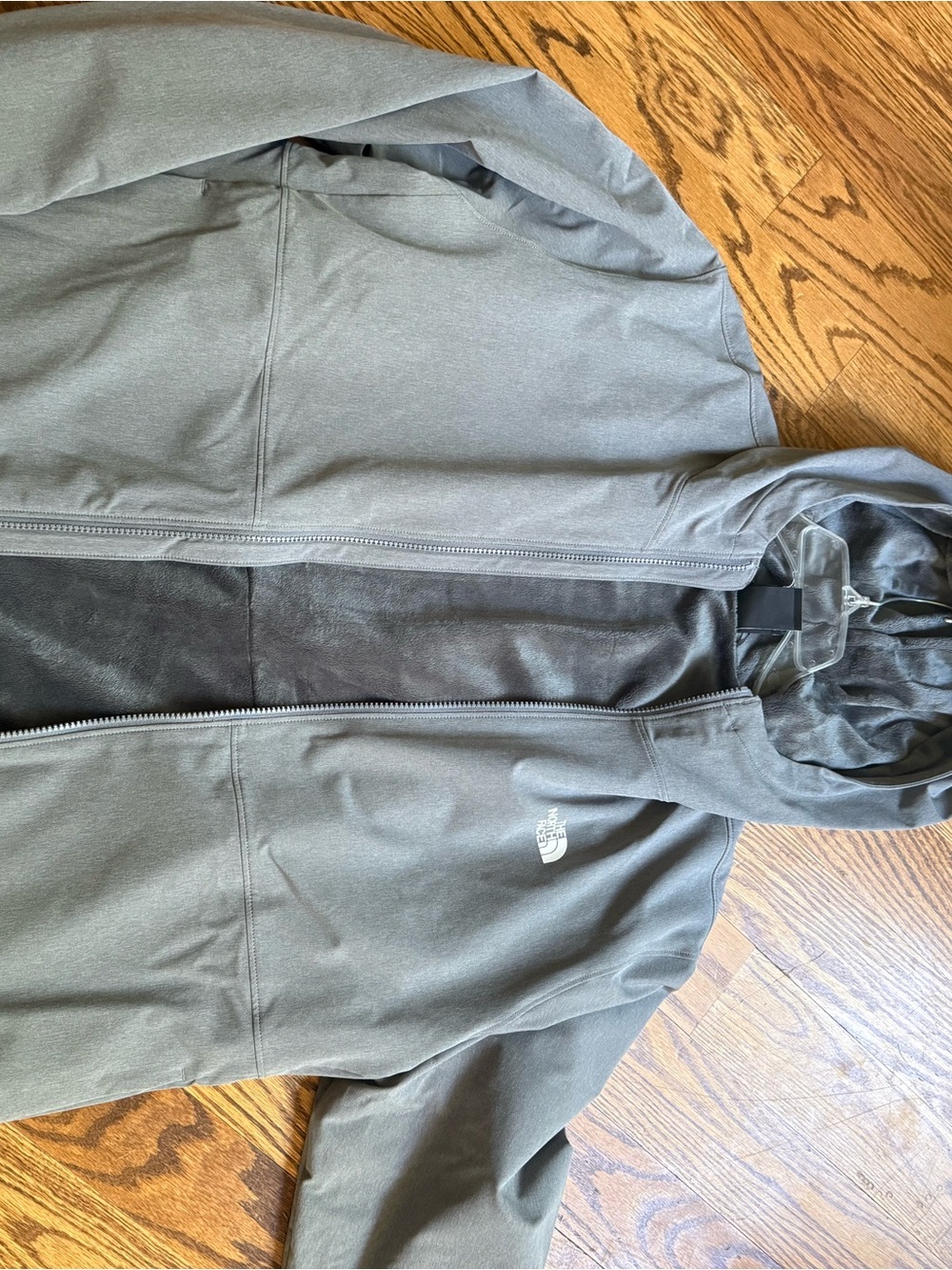 The North Face Men’s Hooded Jacket in Gray